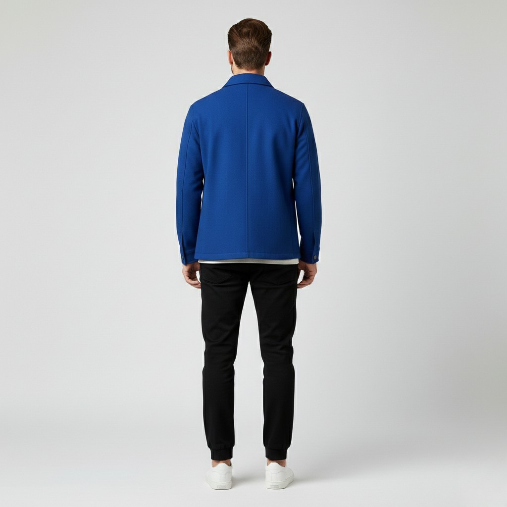 Men's Structured Utility Shirt Jacket