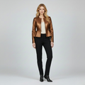 Women's Metallic Peplum Jacket