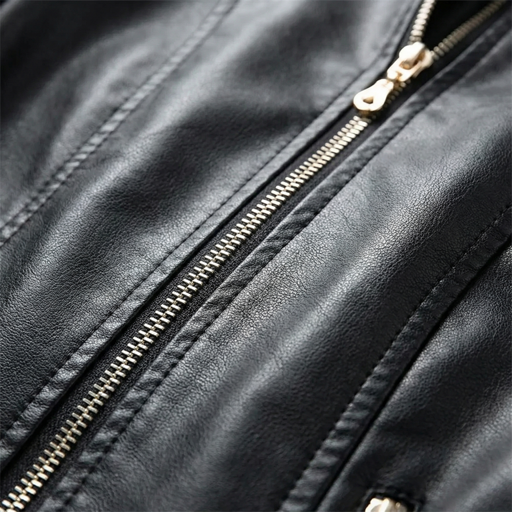 RILEY | SLIM FIT LEATHER JACKET FOR WOMEN