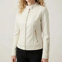 RILEY | SLIM FIT LEATHER JACKET FOR WOMEN