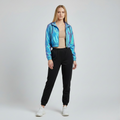 Women's Iridescent Cropped Windbreaker