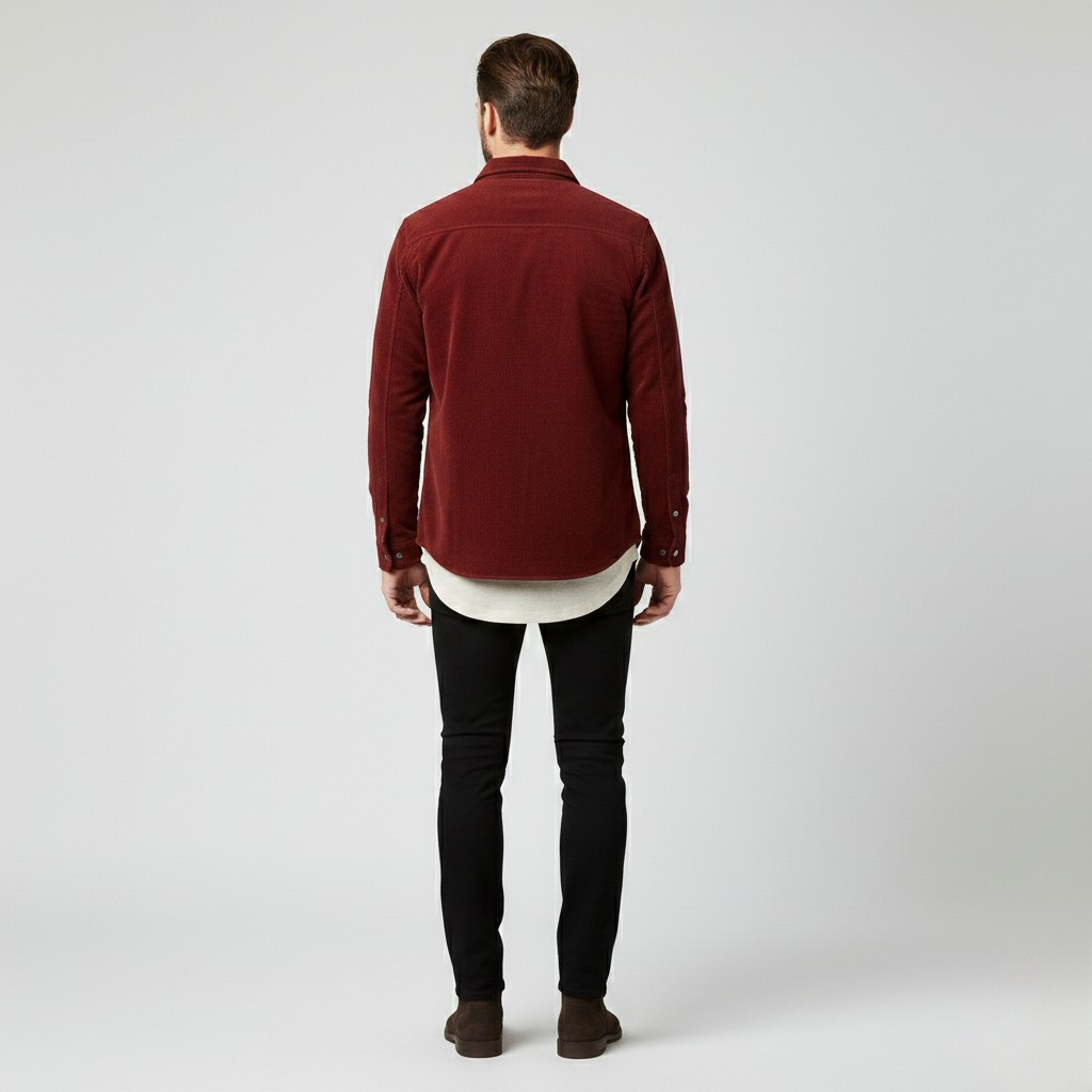 Men's Brushed Cotton Overshirt