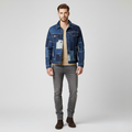 Men's Patchwork Denim Jacket