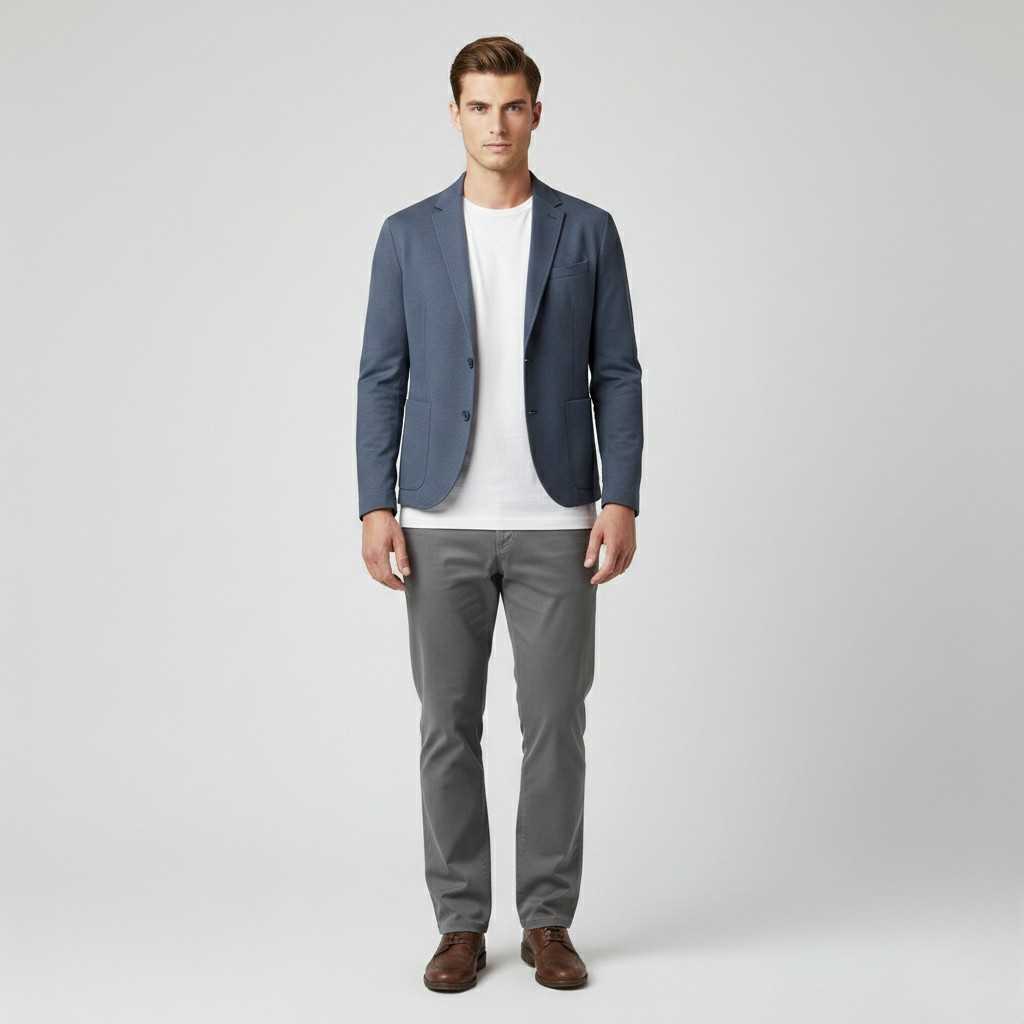 Men's Tailored Knit Blazer