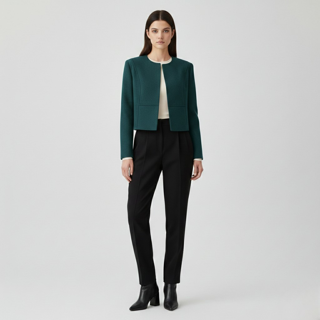 Women's Structured Cropped Jacket