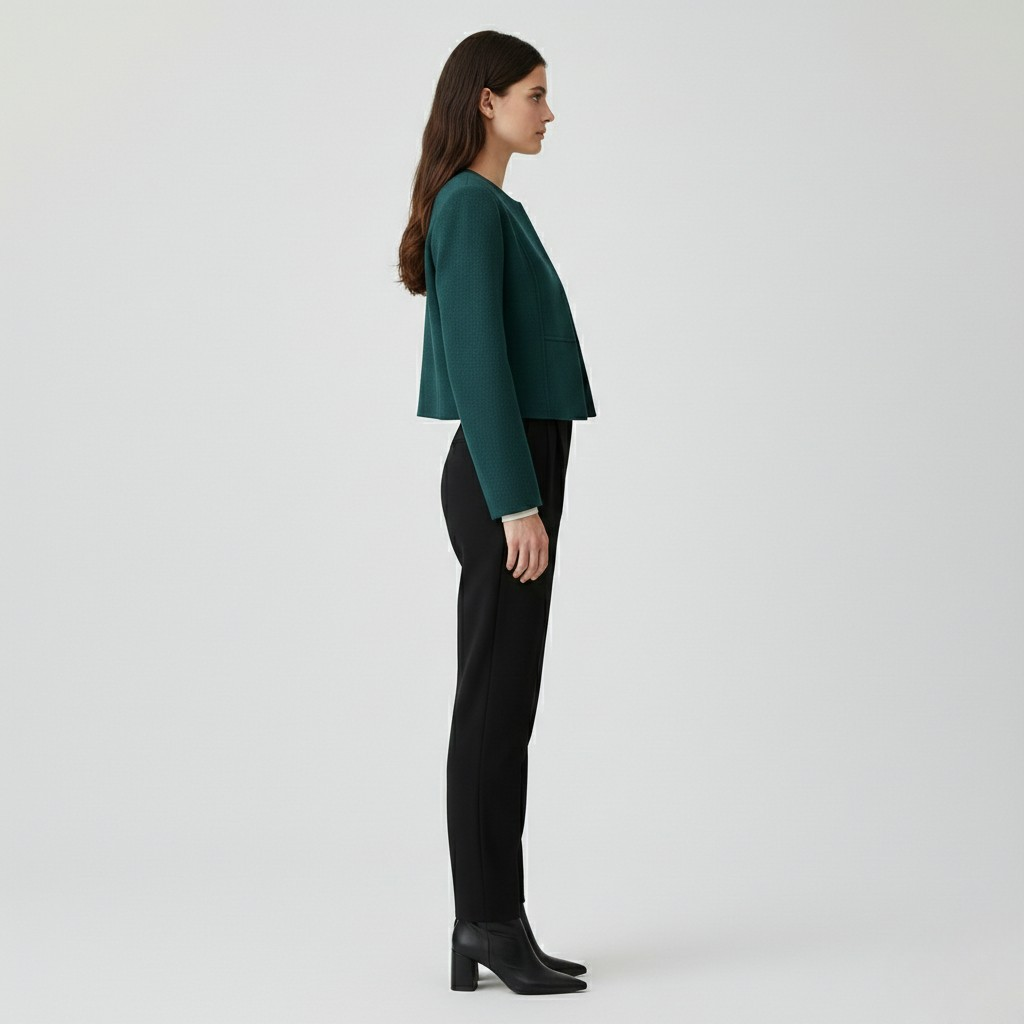 Women's Structured Cropped Jacket
