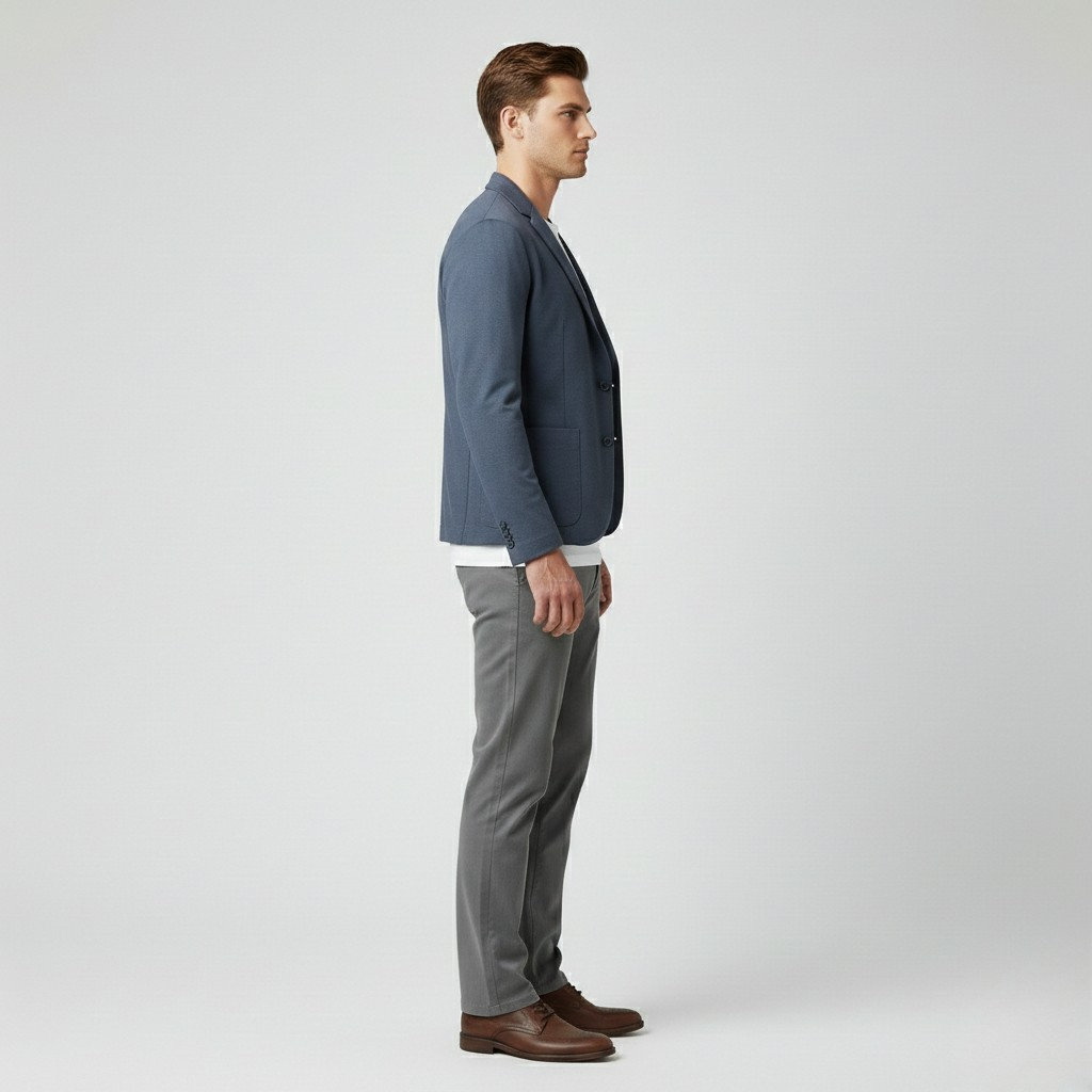 Men's Tailored Knit Blazer