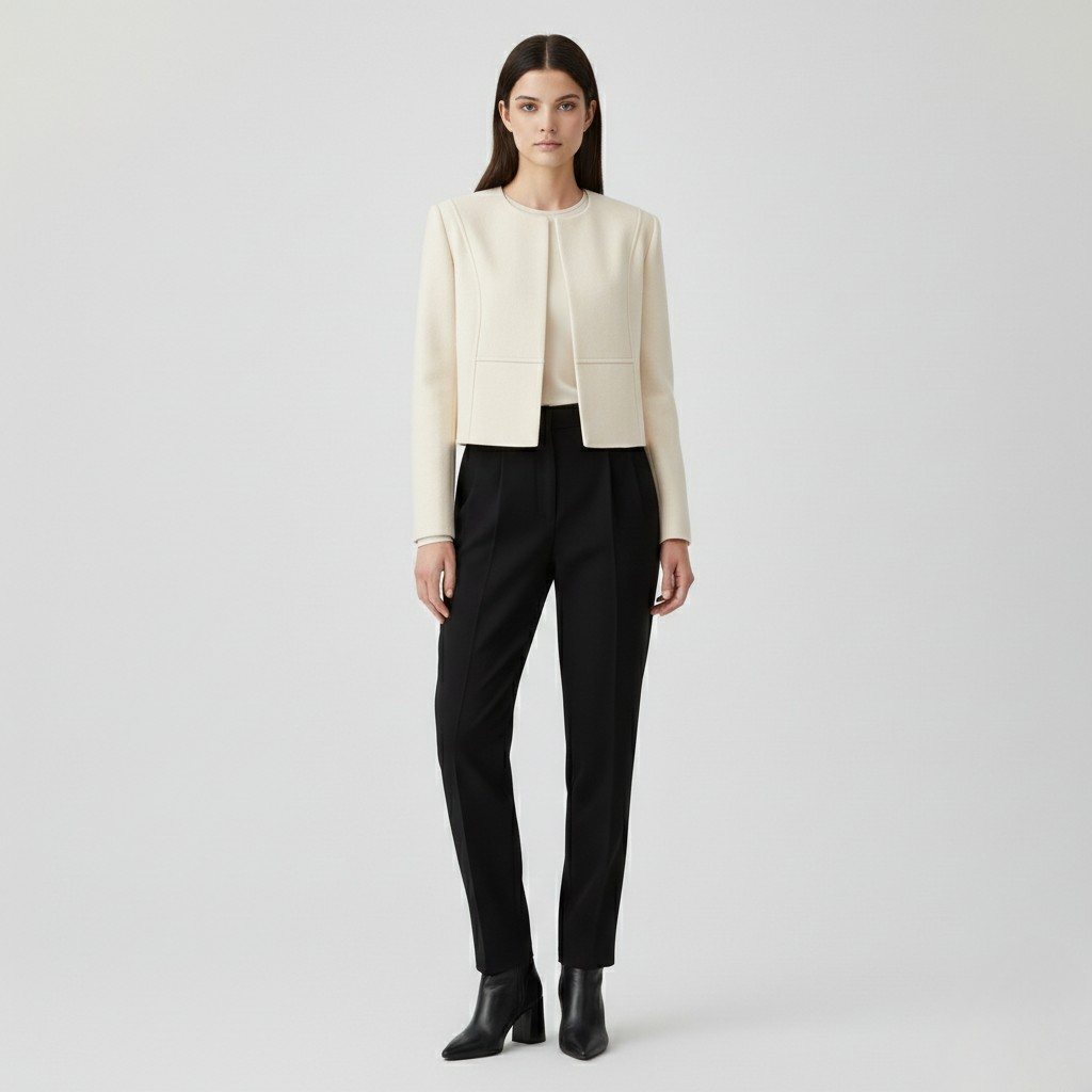 Women's Structured Cropped Jacket
