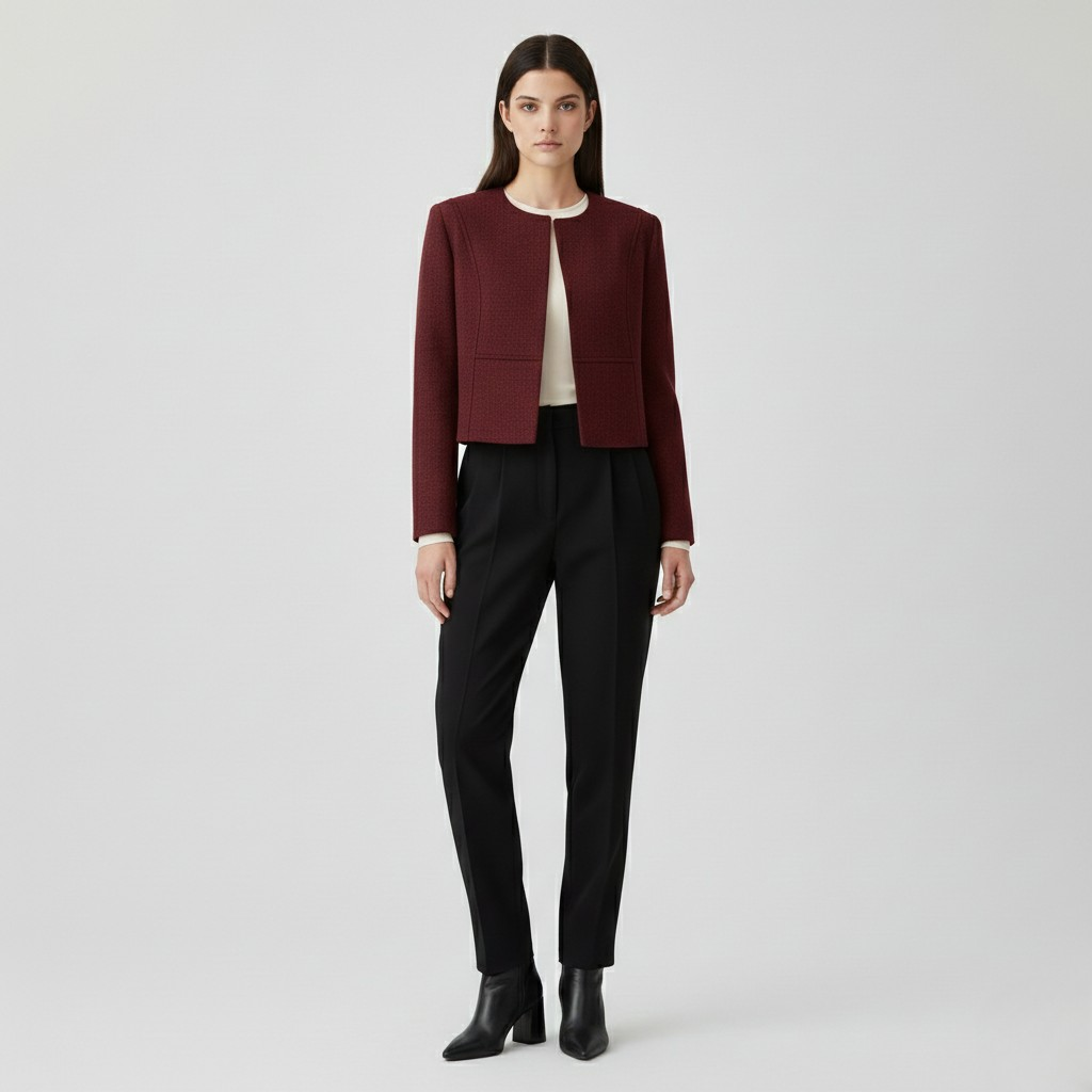 Women's Structured Cropped Jacket