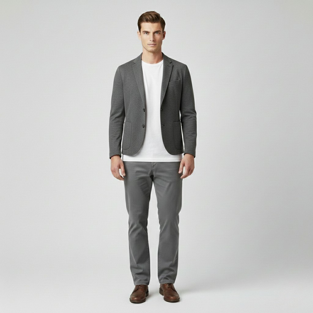 Men's Tailored Knit Blazer