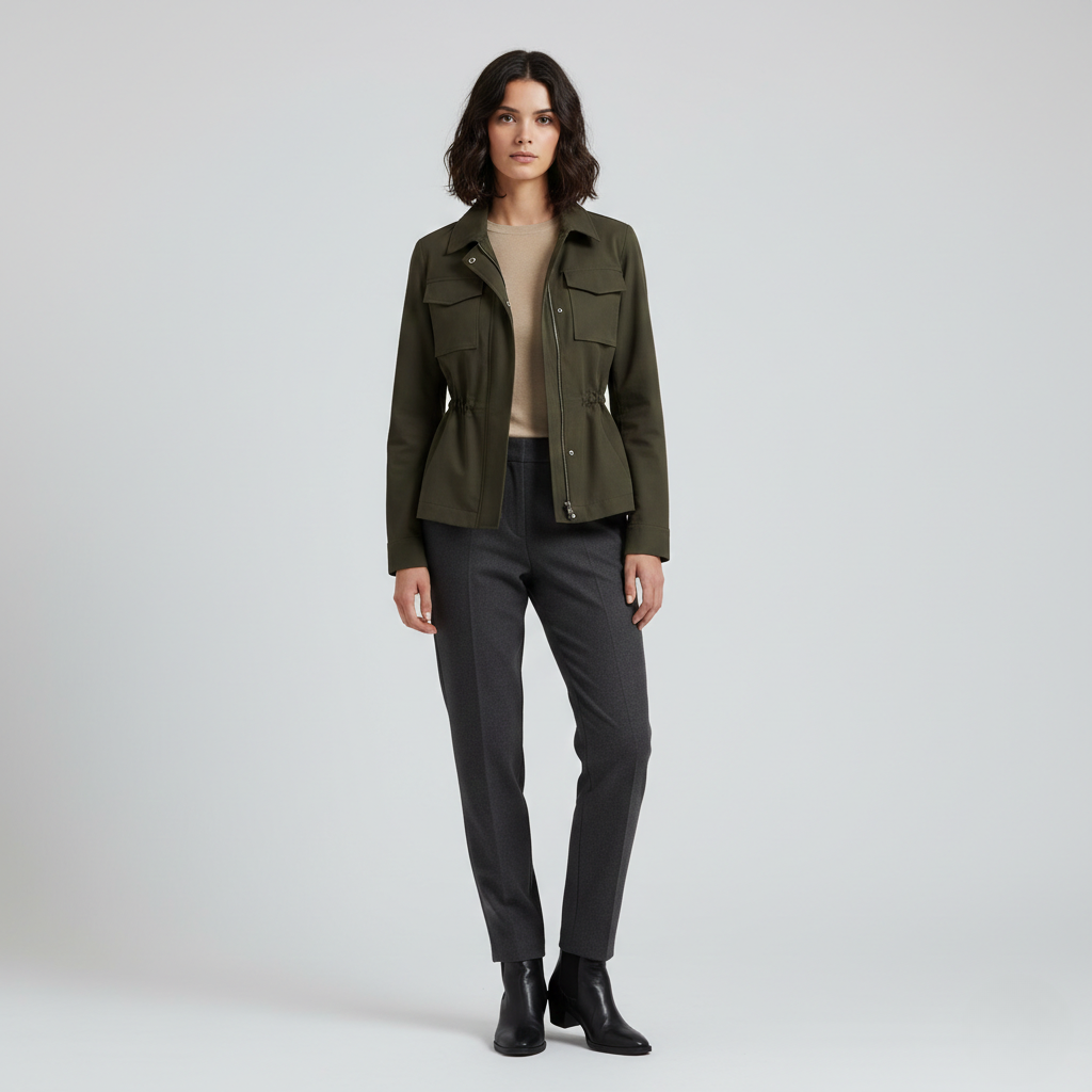 Women's Utility Drawstring Jacket