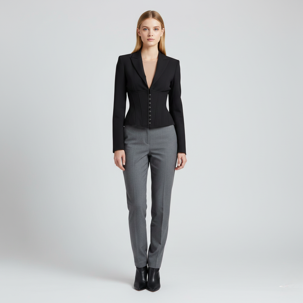 Women's Corset-Structured Blazer