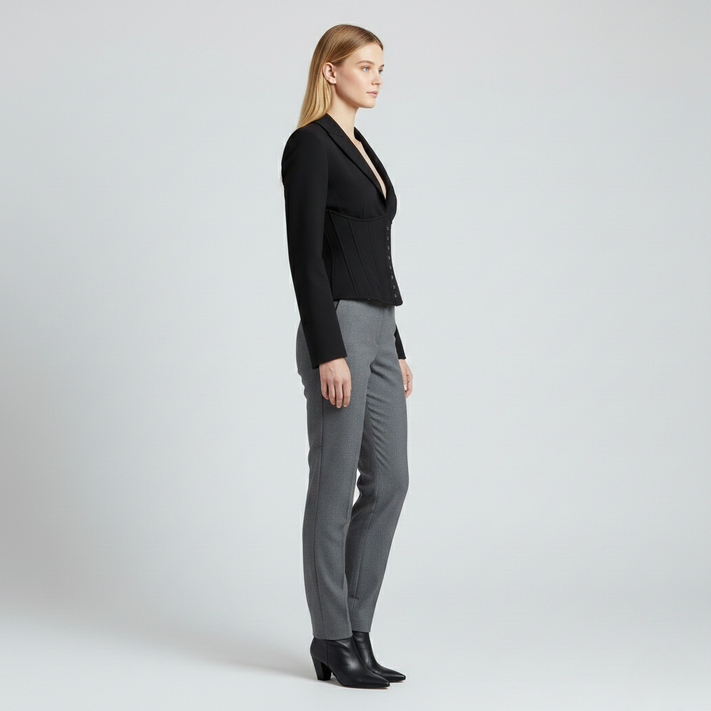Women's Corset-Structured Blazer