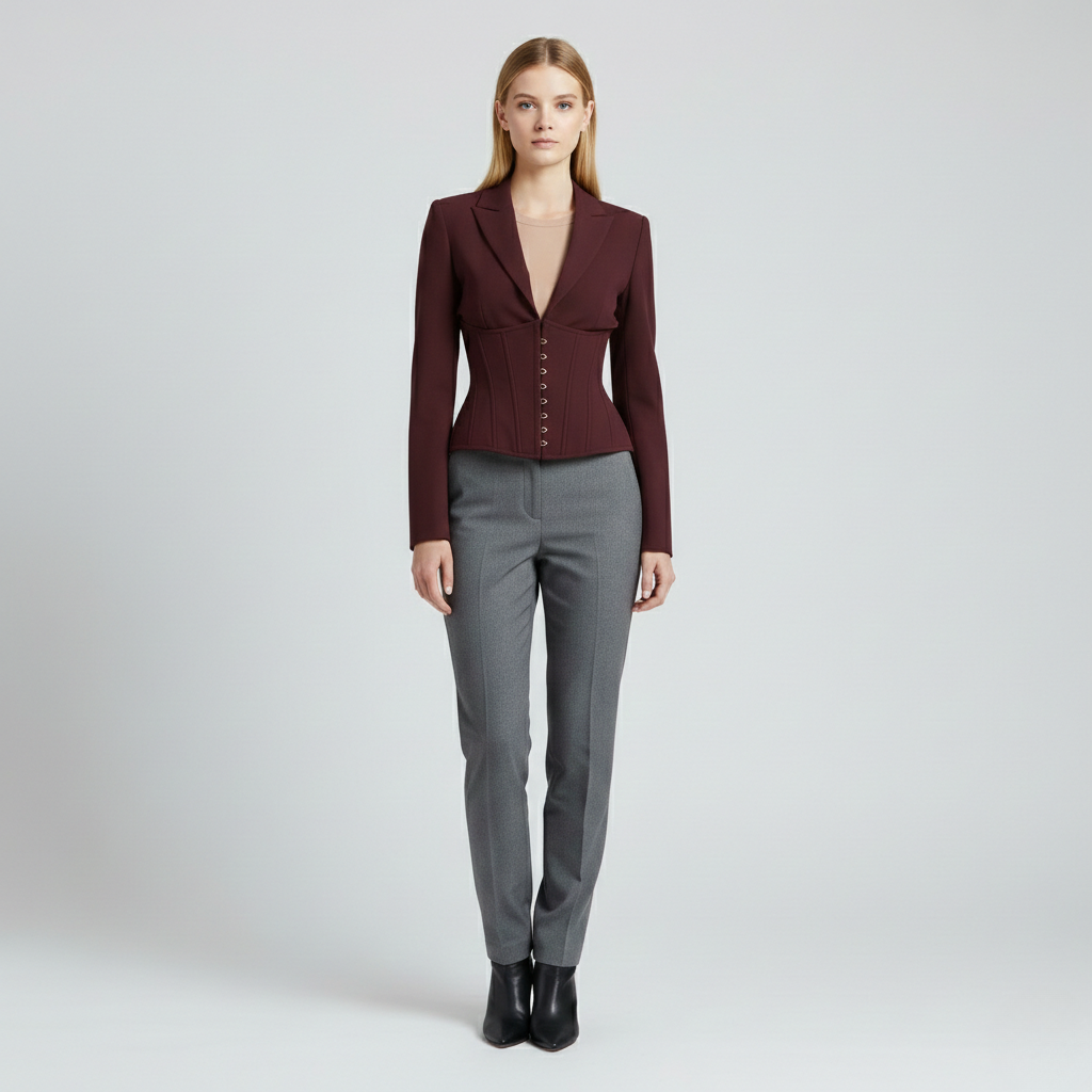 Women's Corset-Structured Blazer