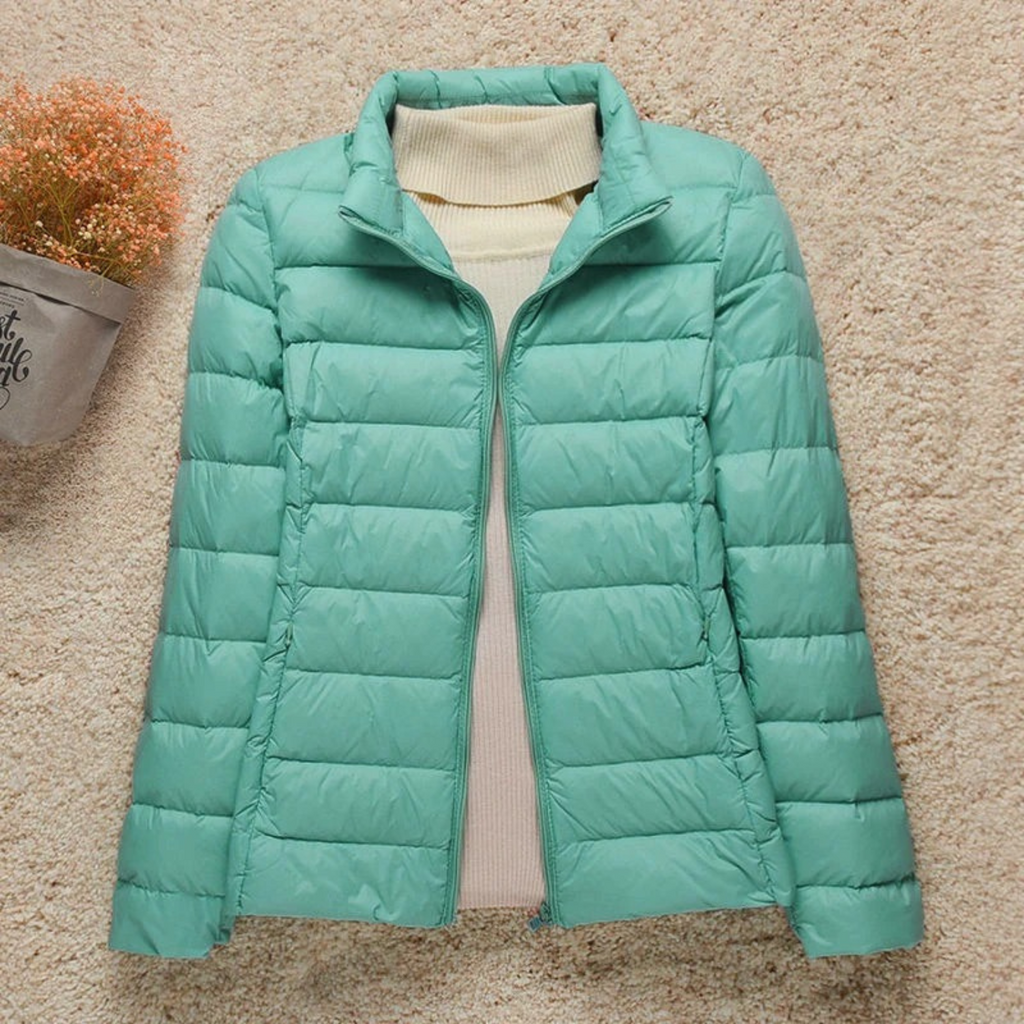 HOODED QUILTED PUFFER FOR WOMEN