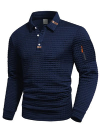 QUILTED RELAXED FIT SWEATER FOR MEN