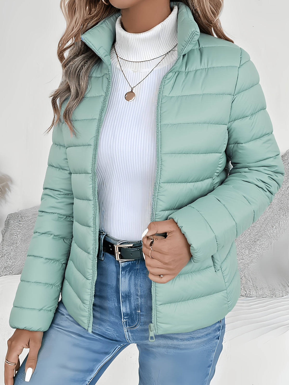 QUILTED PUFFER JACKET FOR WOMEN