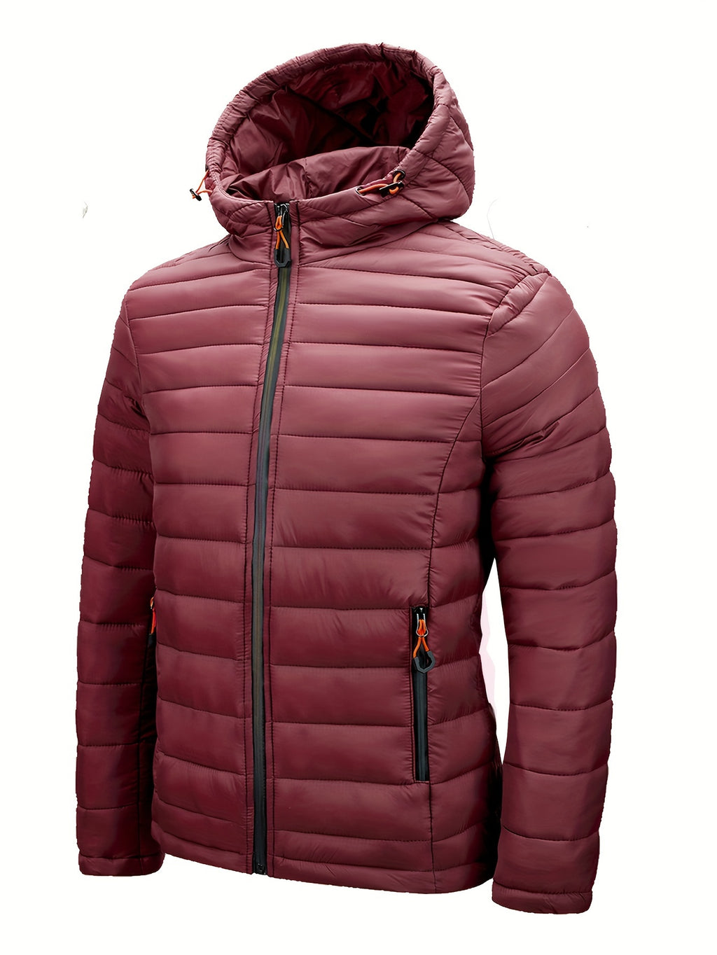 HOODED QUILTED PUFFER JACKET FOR MEN