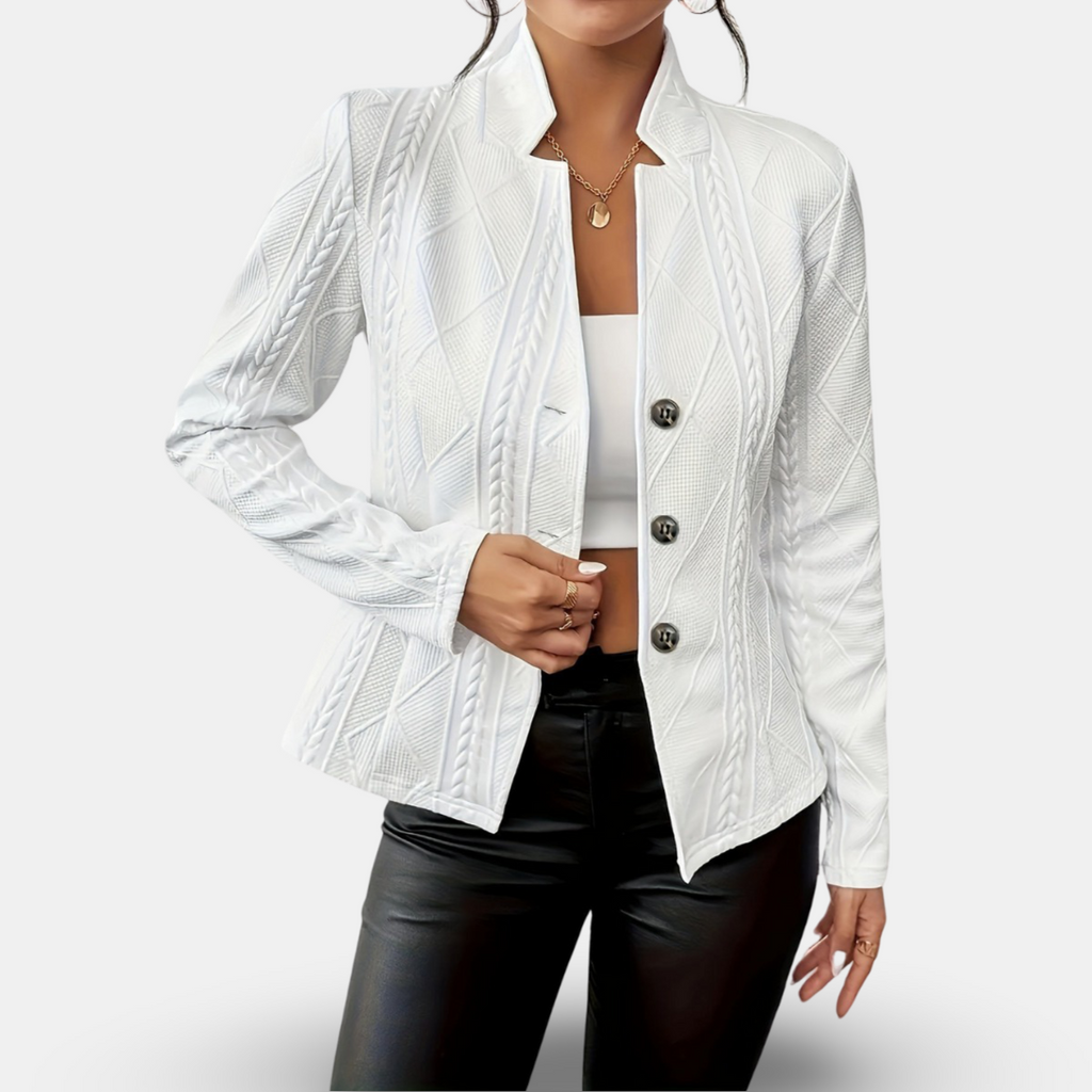 FITTED KNIT CARDIGAN FOR WOMEN