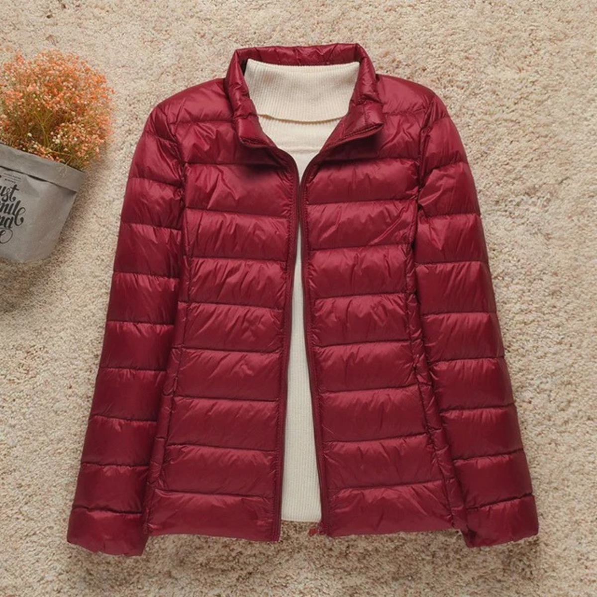 HOODED QUILTED PUFFER FOR WOMEN