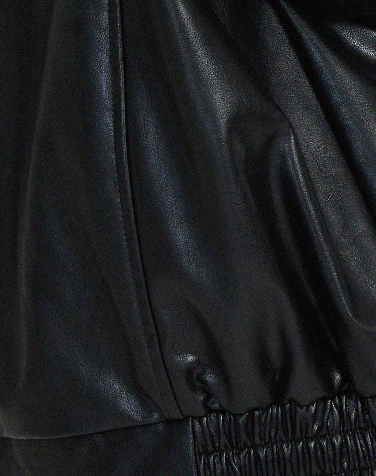 OVERSIZED FAUX SUEDE LEATHER JACKET FOR WOMEN