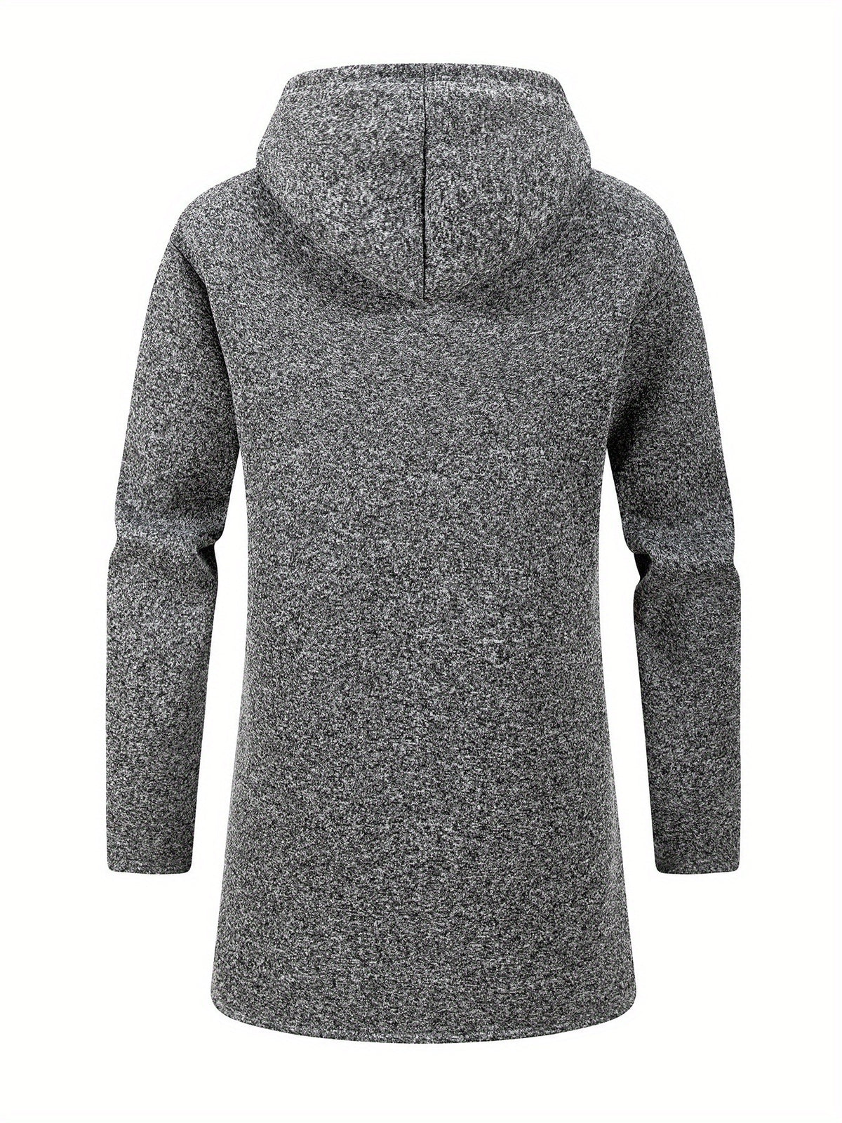 HOODED FLEECE-LINED TRENCH COAT FOR MEN