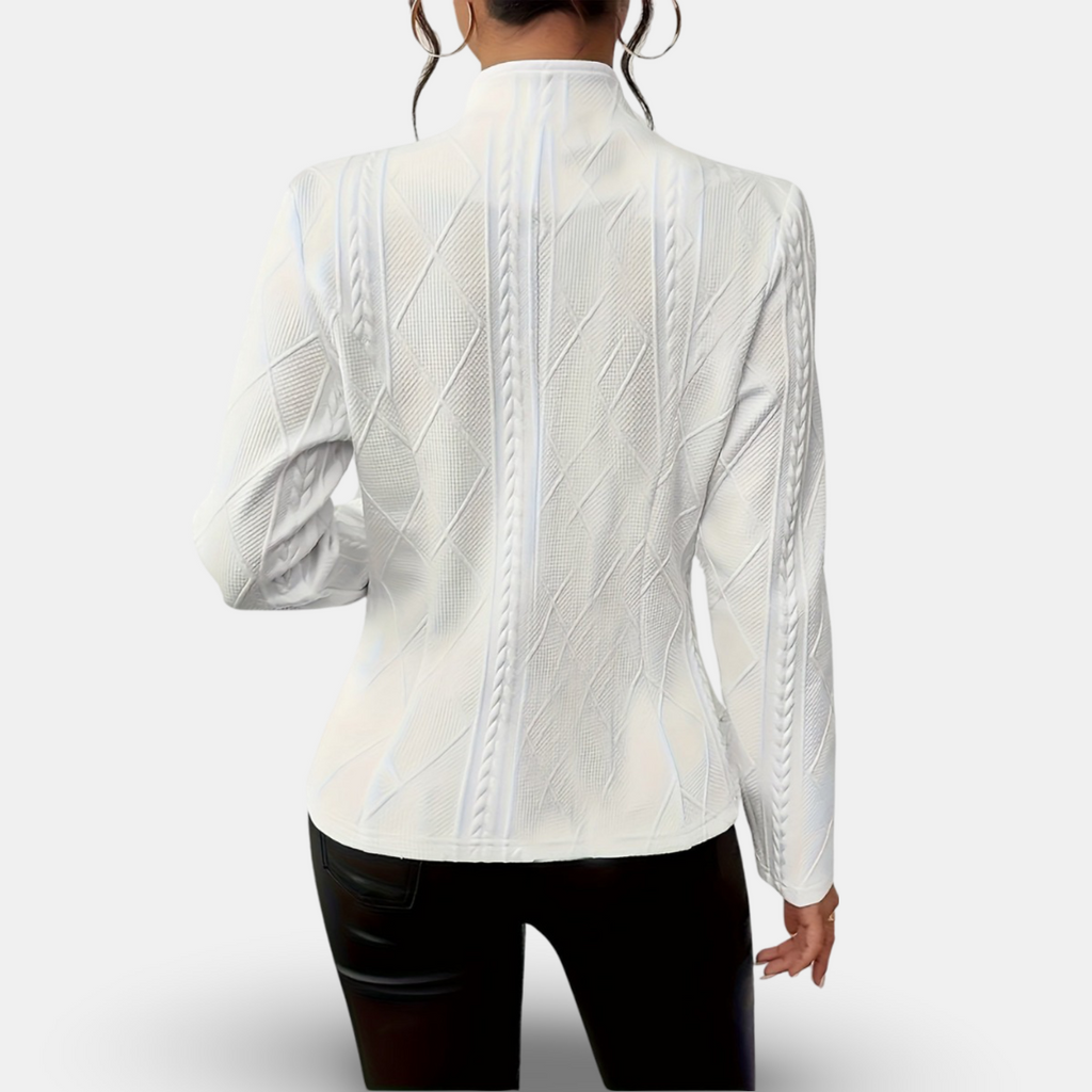 FITTED KNIT CARDIGAN FOR WOMEN
