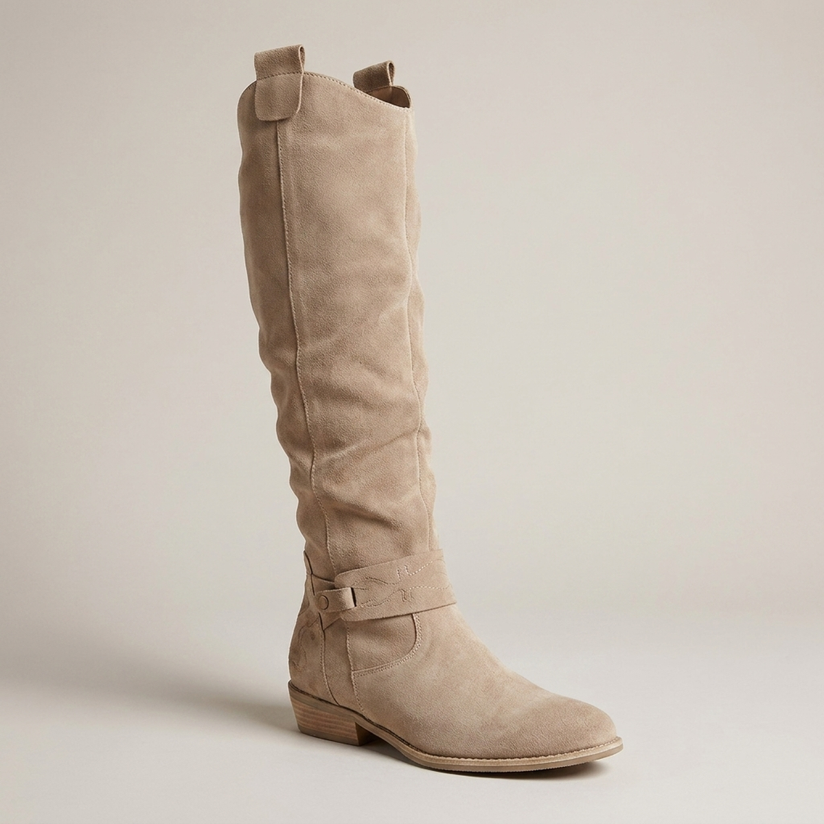 WIDE-FIT KNEE HIGH BOOTS FOR WOMEN