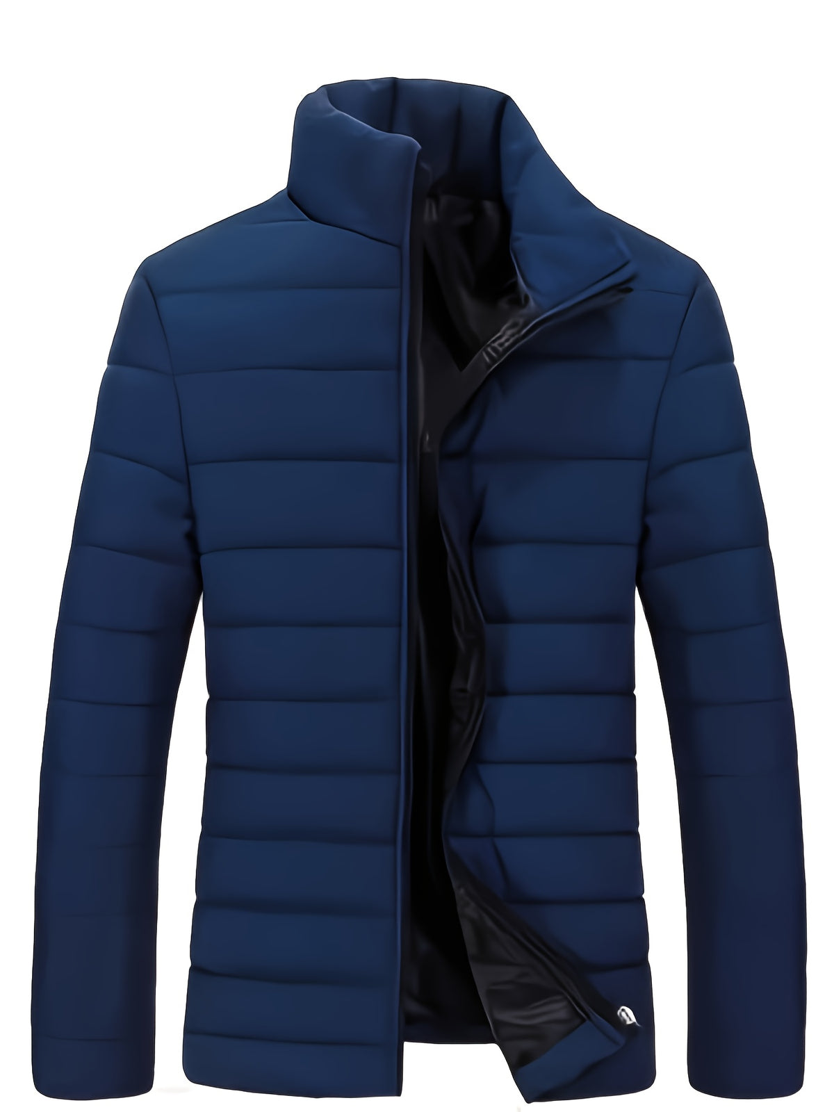 STAND COLLAR PUFFER JACKET FOR MEN