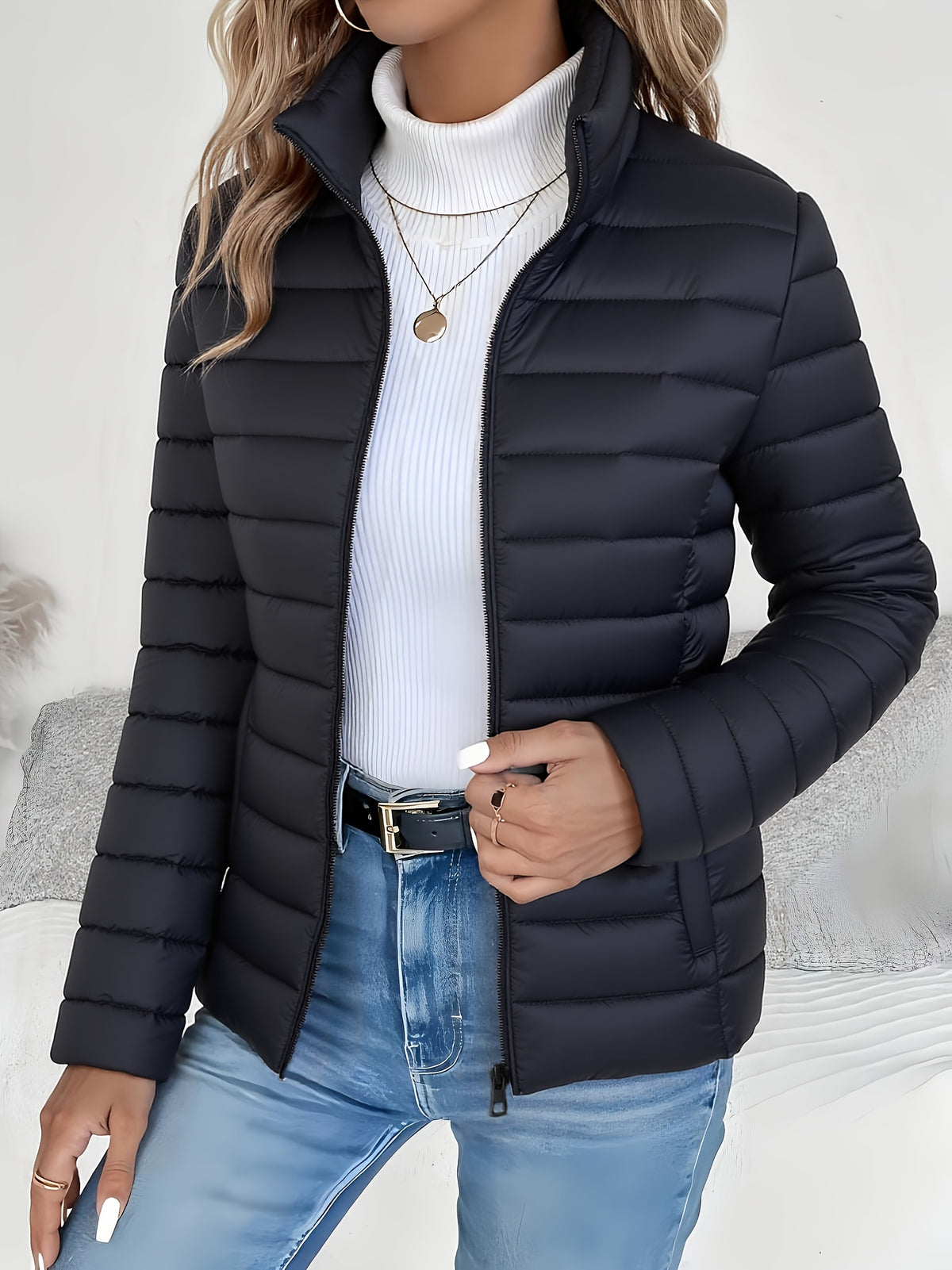 QUILTED PUFFER JACKET FOR WOMEN