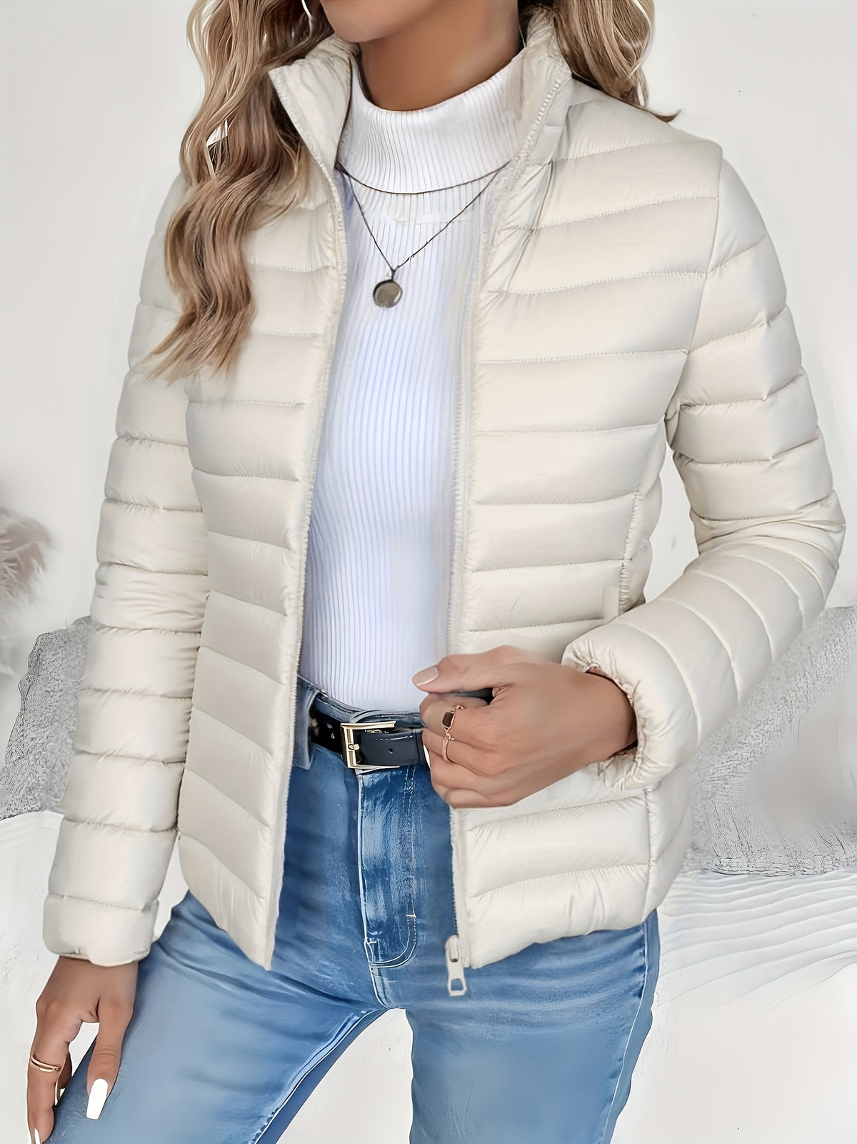 QUILTED PUFFER JACKET FOR WOMEN