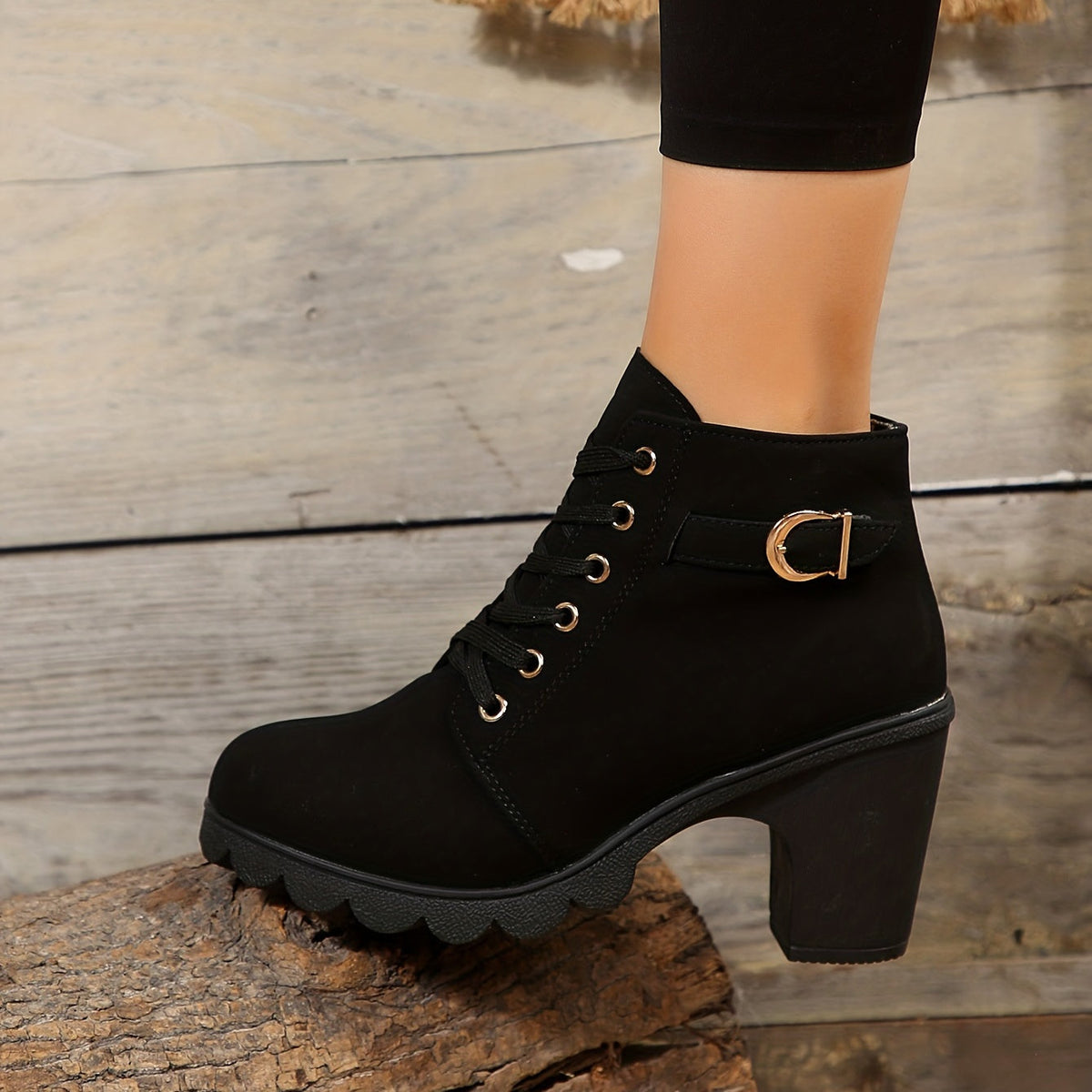 CHELSEA BOOT BLOCK HEEL FOR WOMEN