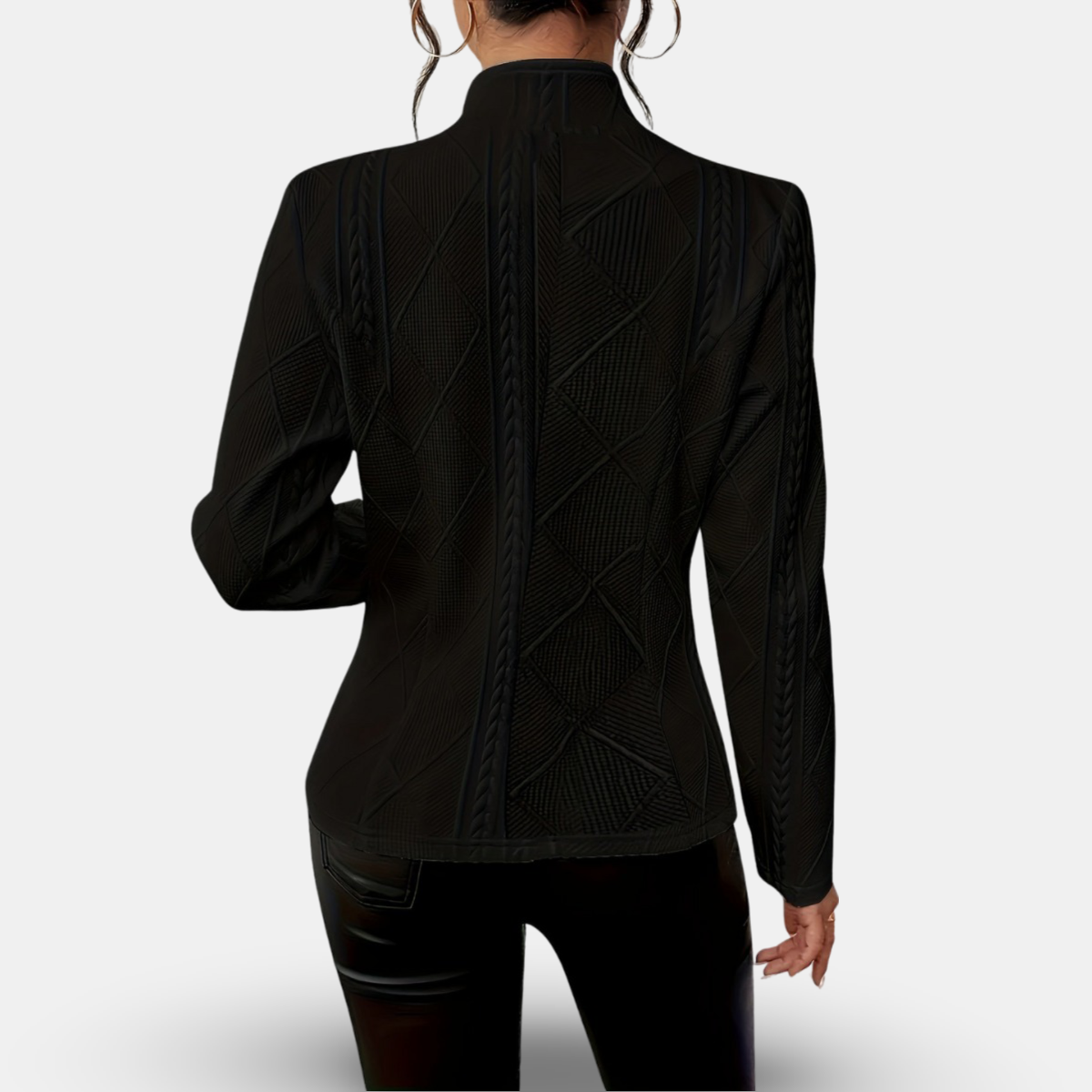 FITTED KNIT CARDIGAN FOR WOMEN