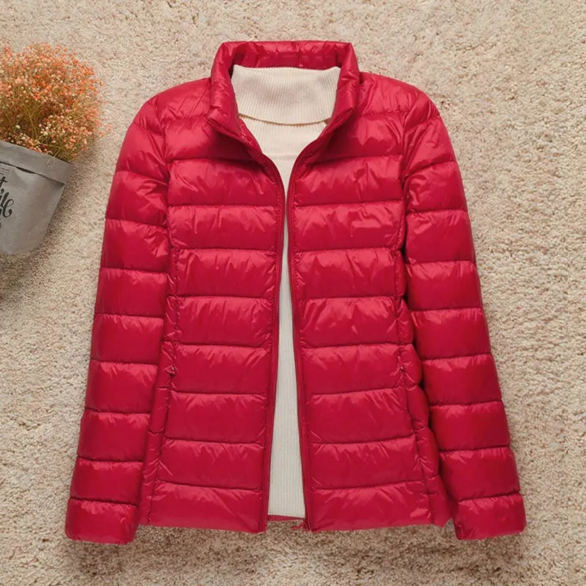 HOODED QUILTED PUFFER FOR WOMEN