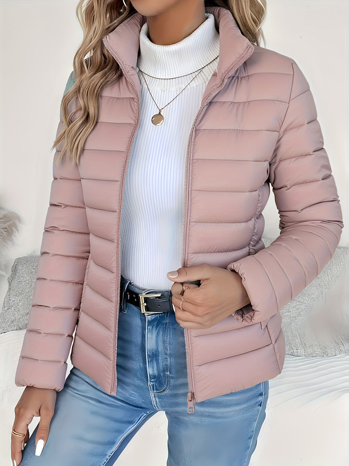 QUILTED PUFFER JACKET FOR WOMEN