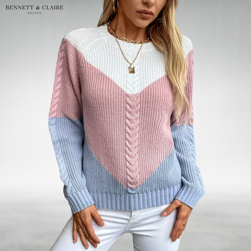 CABLE KNIT SWEATER FOR WOMEN