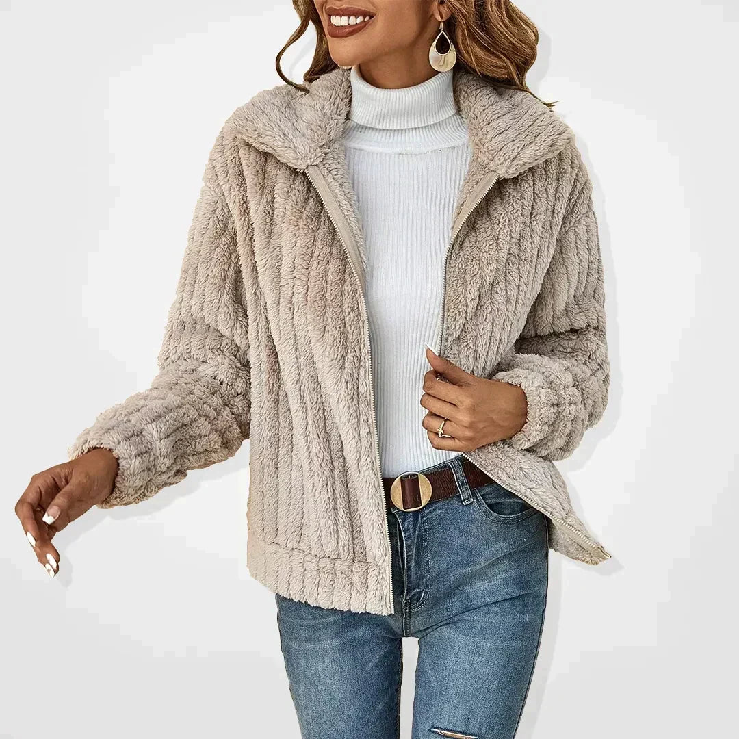 SHAWL COLLAR KNIT CARDIGAN FOR WOMEN