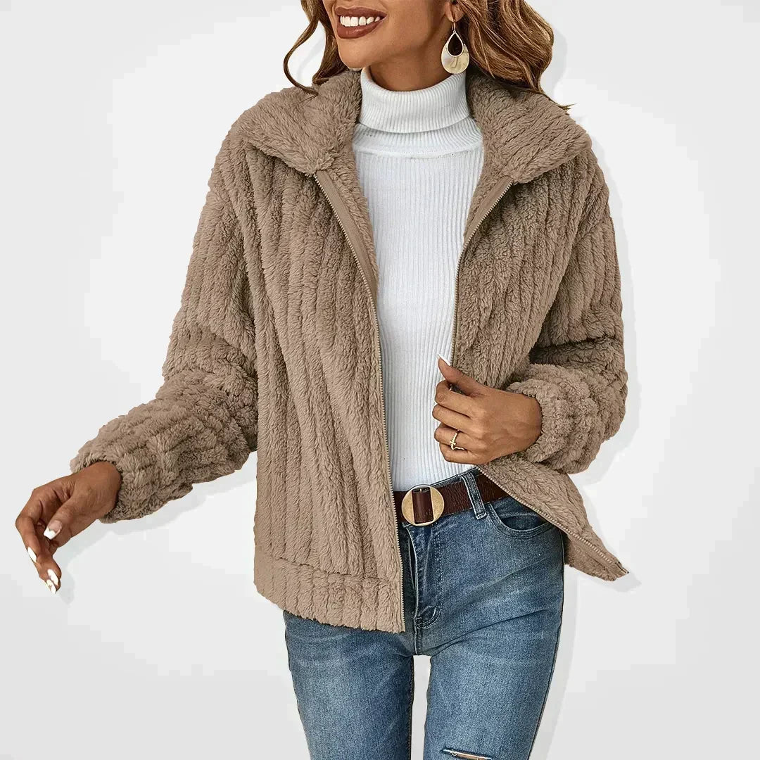 SHAWL COLLAR KNIT CARDIGAN FOR WOMEN
