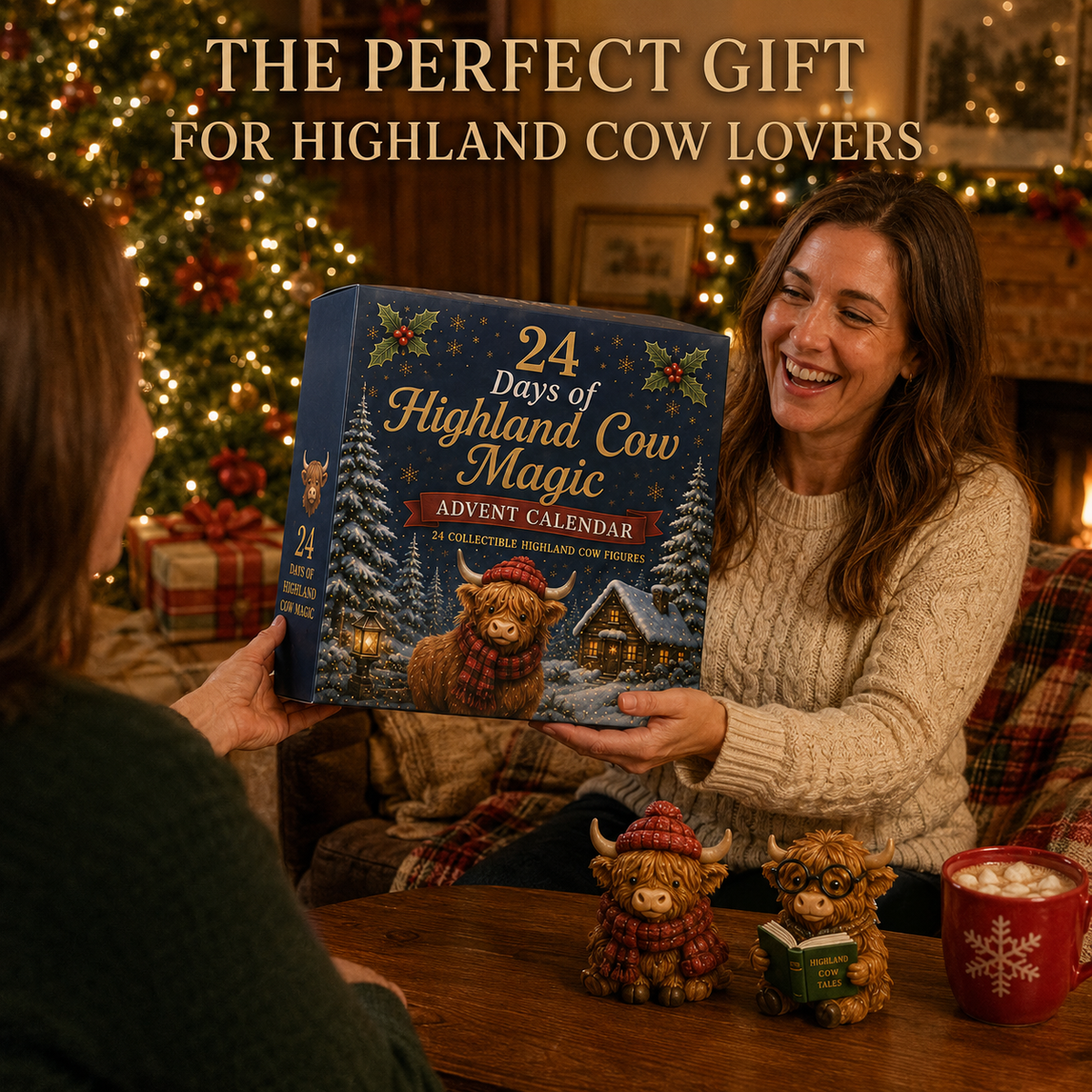 HIGHLAND COW ADVENT CALENDAR – 24 COLLECTIBLE MINI FIGURES