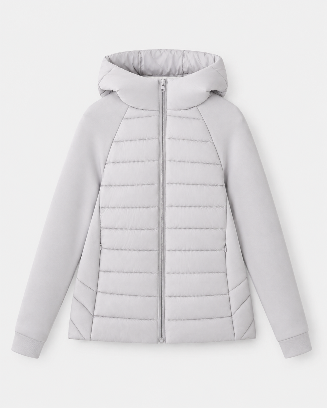 HOODED QUILTED PUFFER JACKET FOR WOMEN