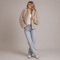 ROUND NECK WOOL COAT WOMEN