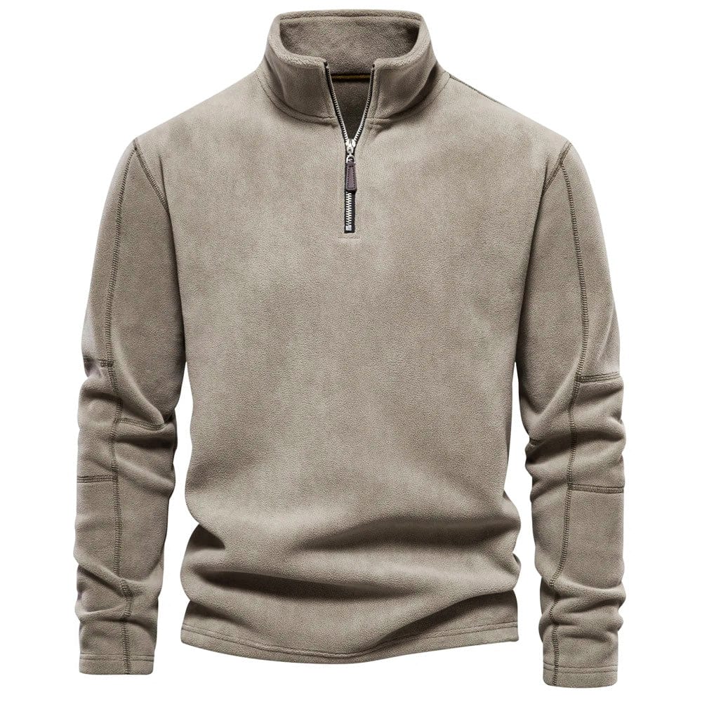 QUARTER-ZIP COLLAR SWEATSHIRT FOR MEN