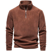 QUARTER-ZIP COLLAR SWEATSHIRT FOR MEN