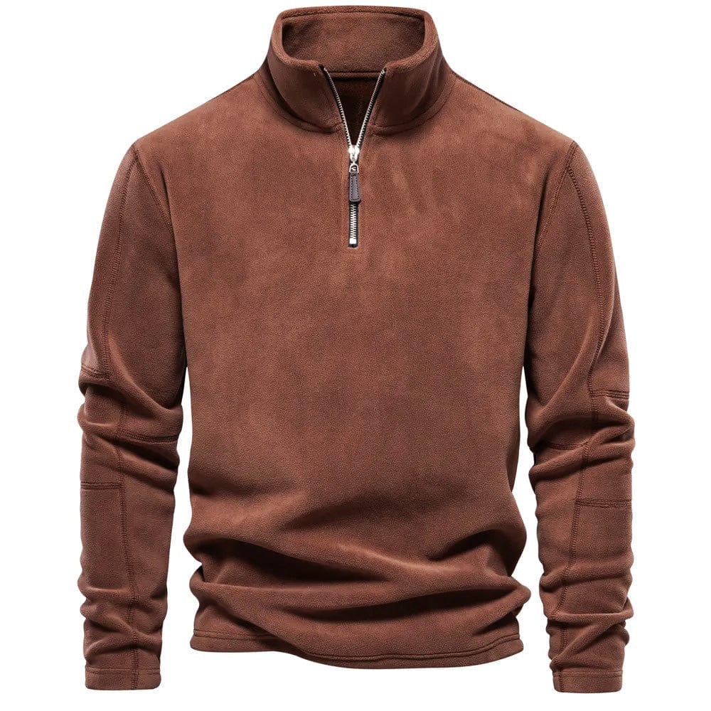 QUARTER-ZIP COLLAR SWEATSHIRT FOR MEN