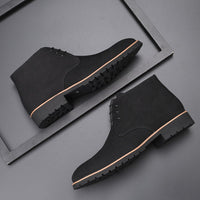 LUGGED SOLE CHELSEA BOOTS FOR MEN