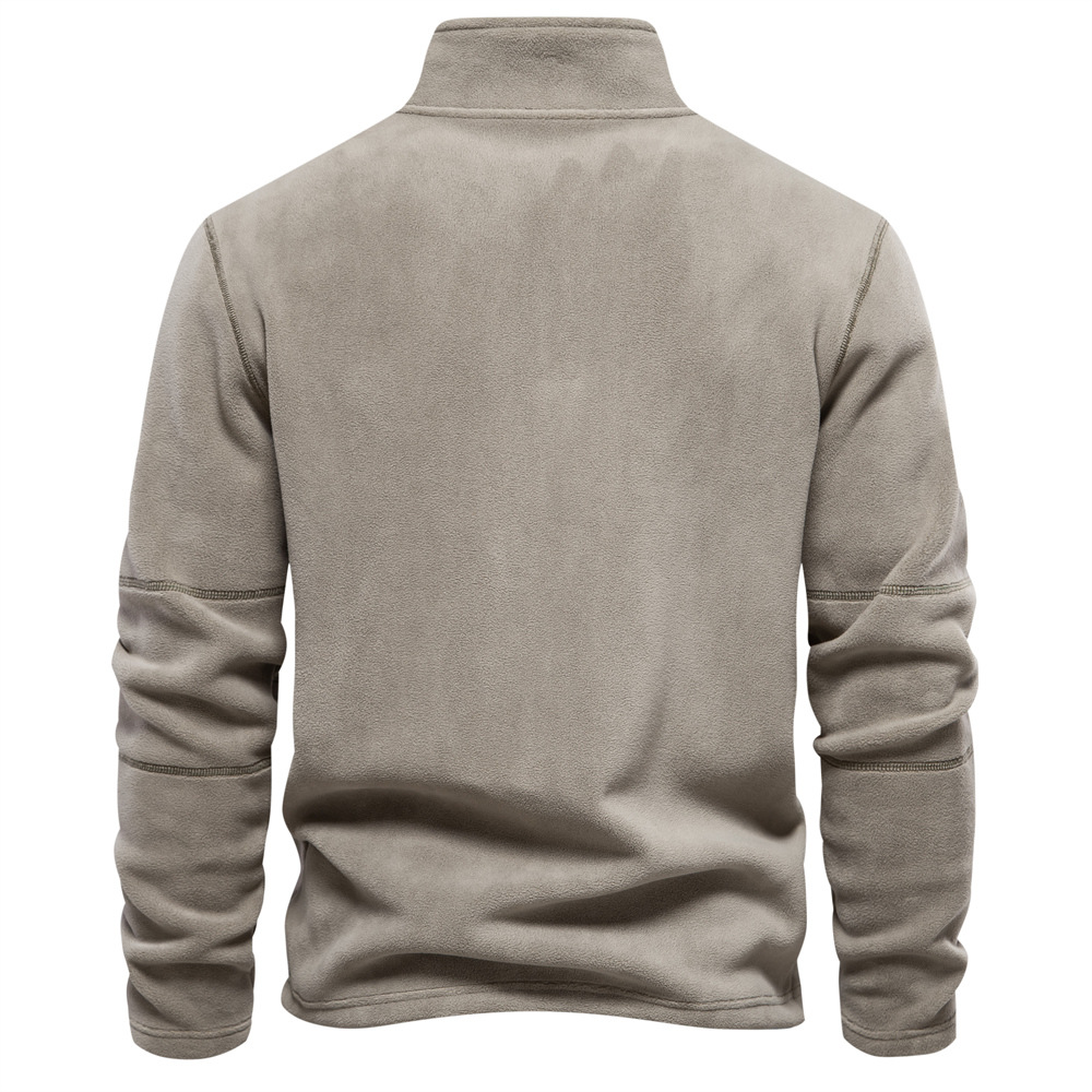 QUARTER-ZIP COLLAR SWEATSHIRT FOR MEN