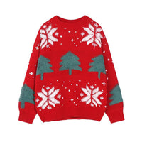 SNOWFLAKE PINE CHRISTMAS SWEATER FOR WOMEN