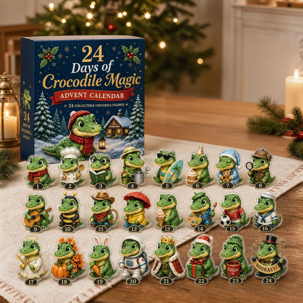 HANGING CHARM ADVENT CALENDAR – 24 ACRYLIC KEYRINGS & TREE ORNAMENTS