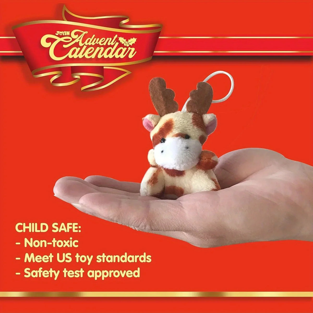 KIDS ADVENT CALENDAR – 24 MINI STUFFED ANIMAL TOYS