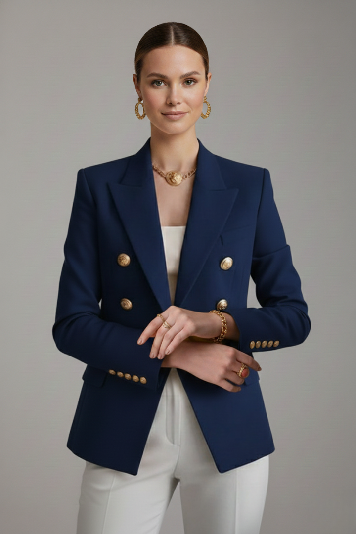 DOUBLE BUTTON BLAZER FOR WOMEN